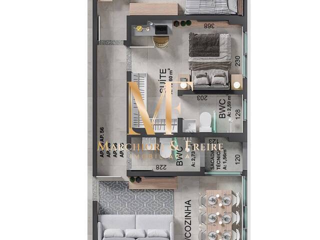 #906 - Apartamento para Venda em Cascavel - PR - 2